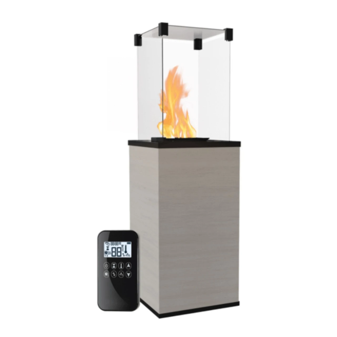 Patio Naturali Ossidiana Vena Chiara Gasheizpilz Gasheizstrahler – Bild 2