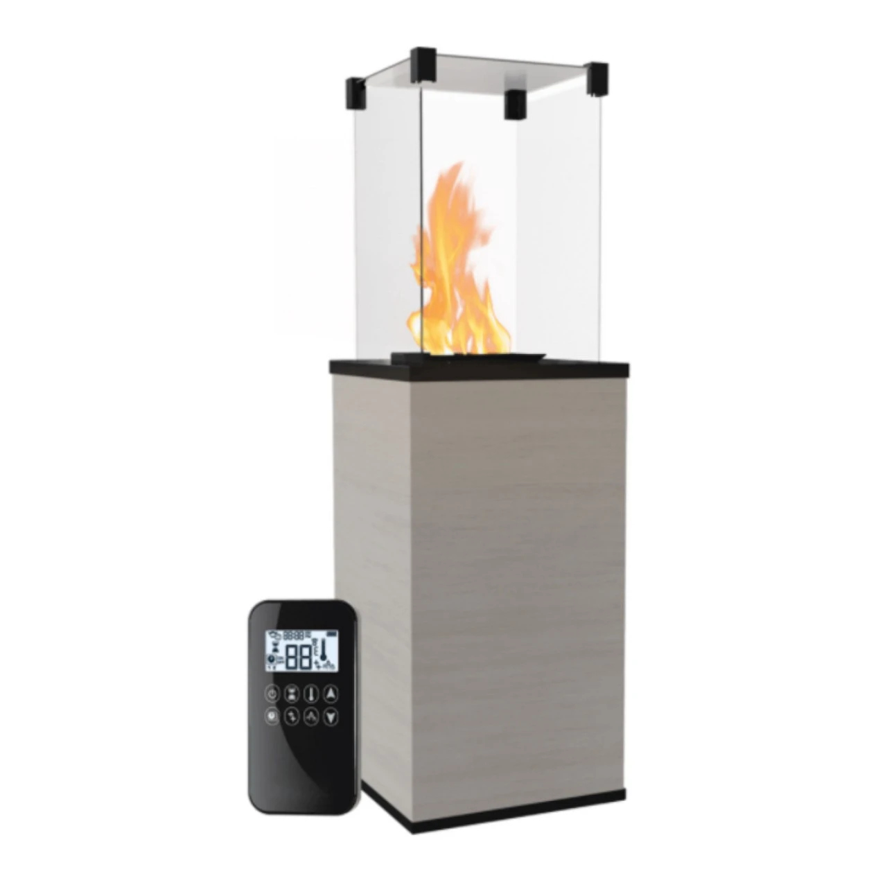 Patio Naturali Ossidiana Vena Grigia Gasheizpilz Gasheizstrahler – Bild 2