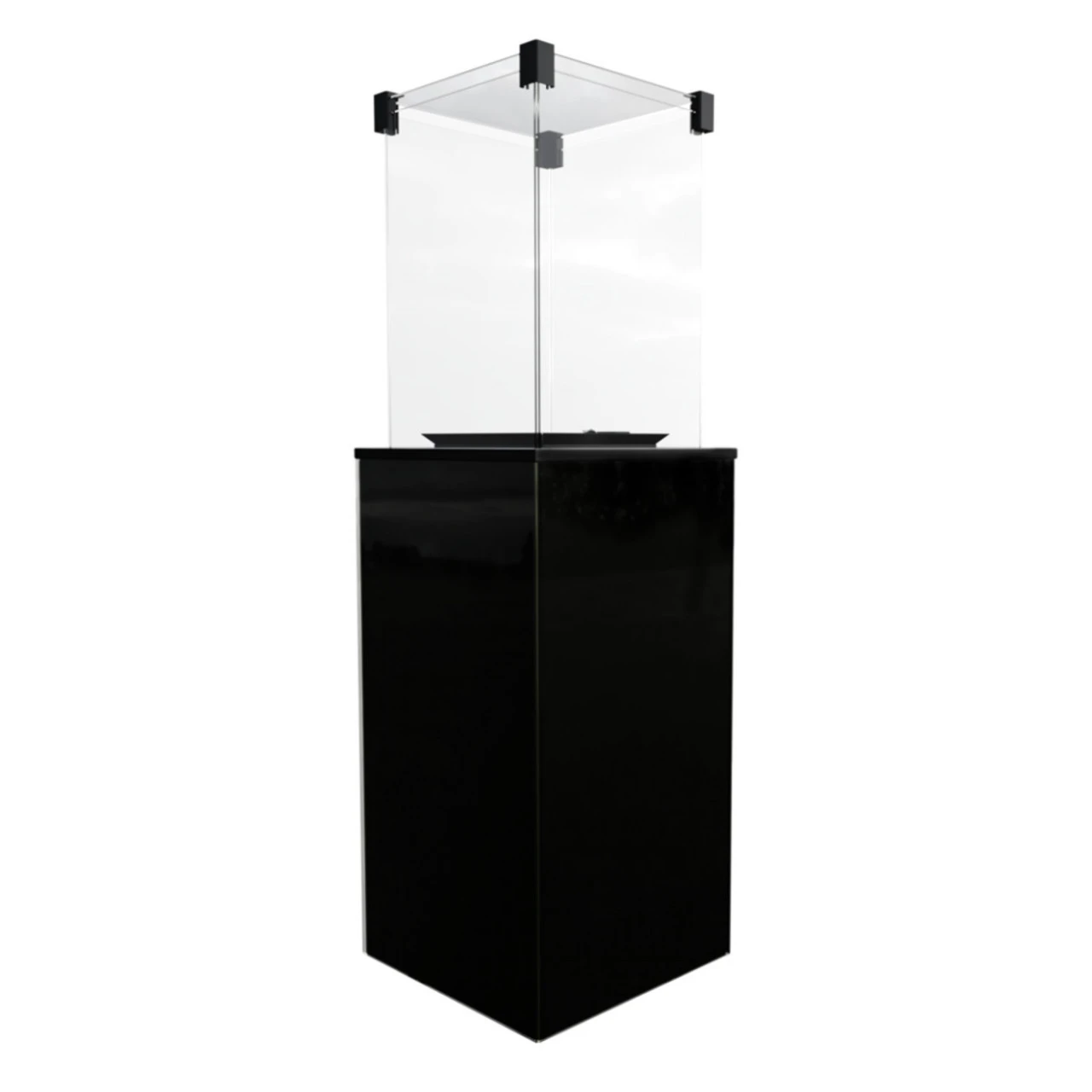 Patio Glas Schwarz Gasheizpilz Gasheizstrahler Gaskamin – Bild 8