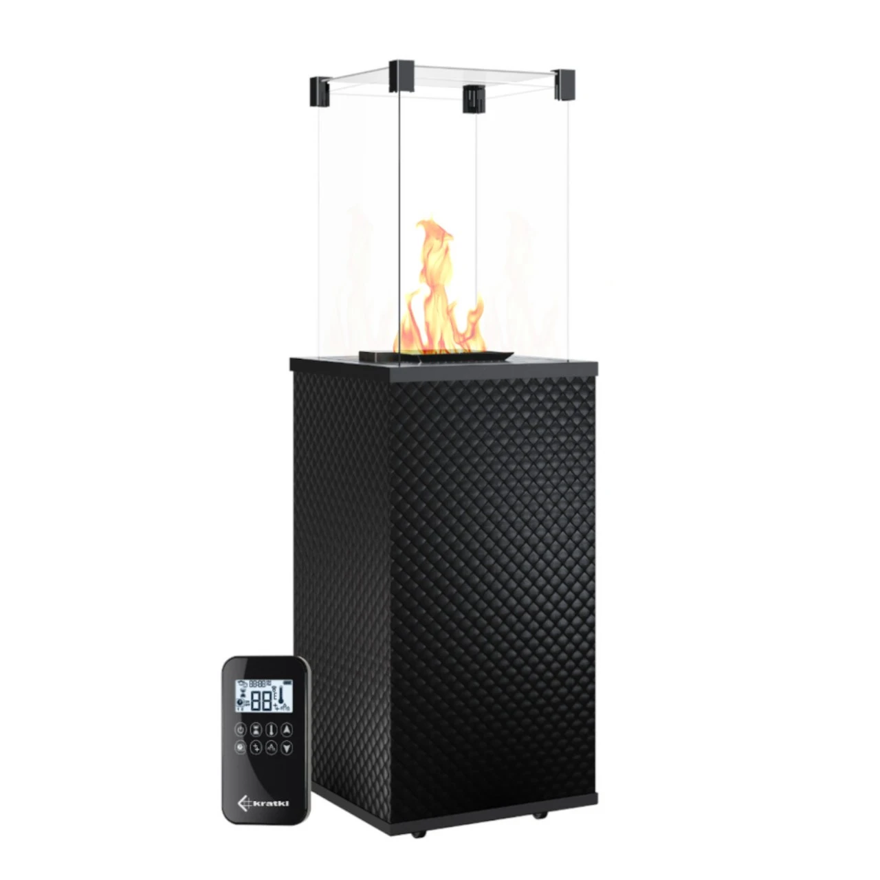 Patio Gesteppt Gasheizpilz Gasheizstrahler Gaskamin – Bild 4