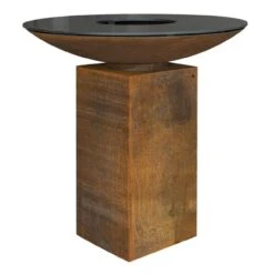 Gartenkamin Plancha Grill PIO100 Cortenstahl