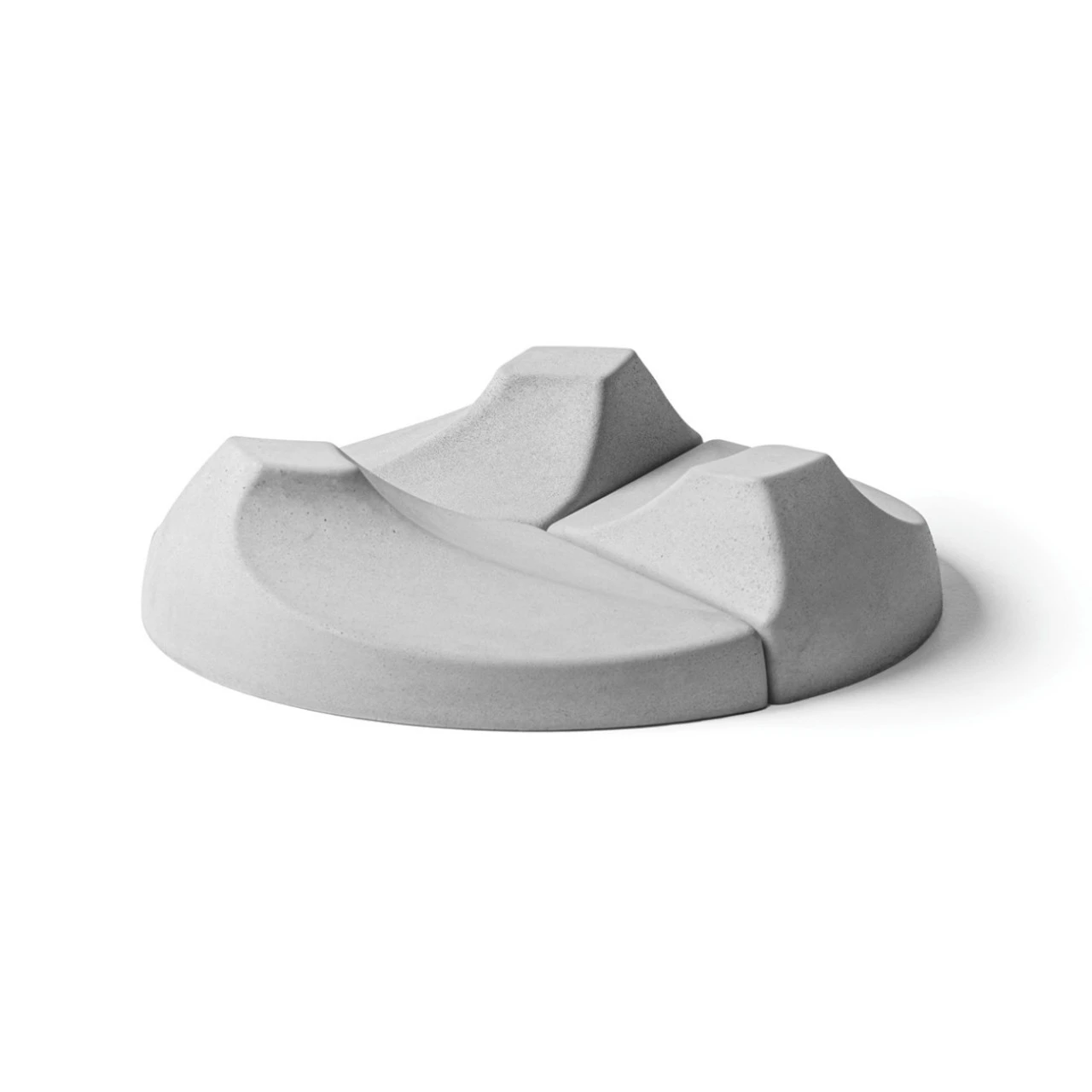 QFlame Quarzglas Feuerschale Gartenkamin Mit Beton Sockel – Bild 11