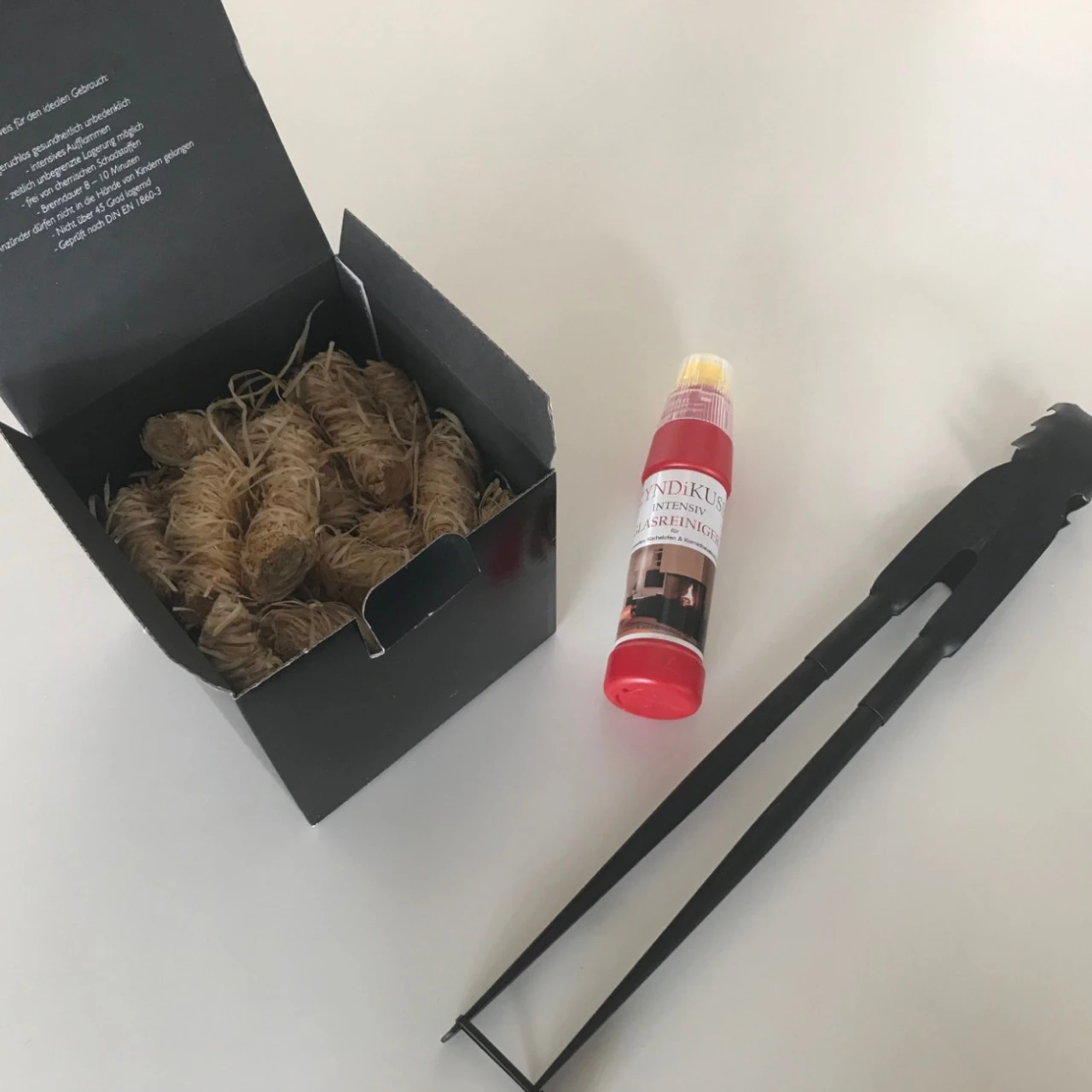 QFlame Quarzglas Feuerschale Gartenkamin Mit Beton Sockel – Bild 14