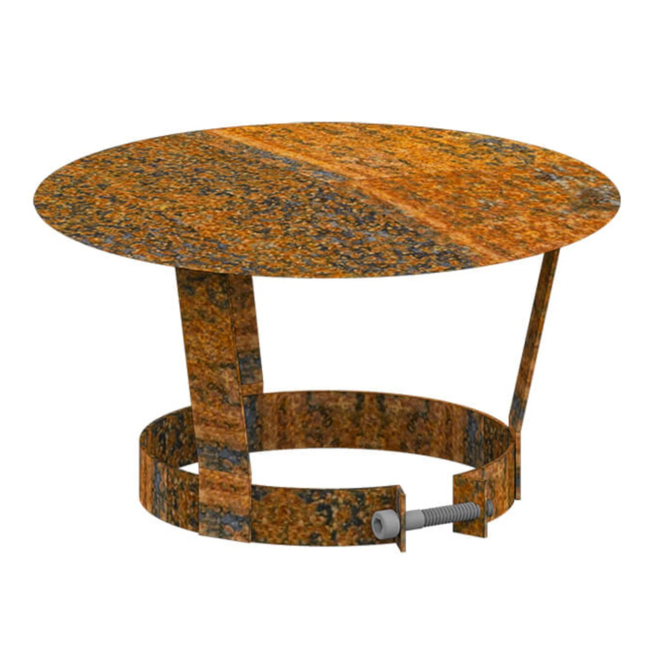 Gartenkamin JORIK Cortenstahl Mit Optionalem Grillrost – Bild 5