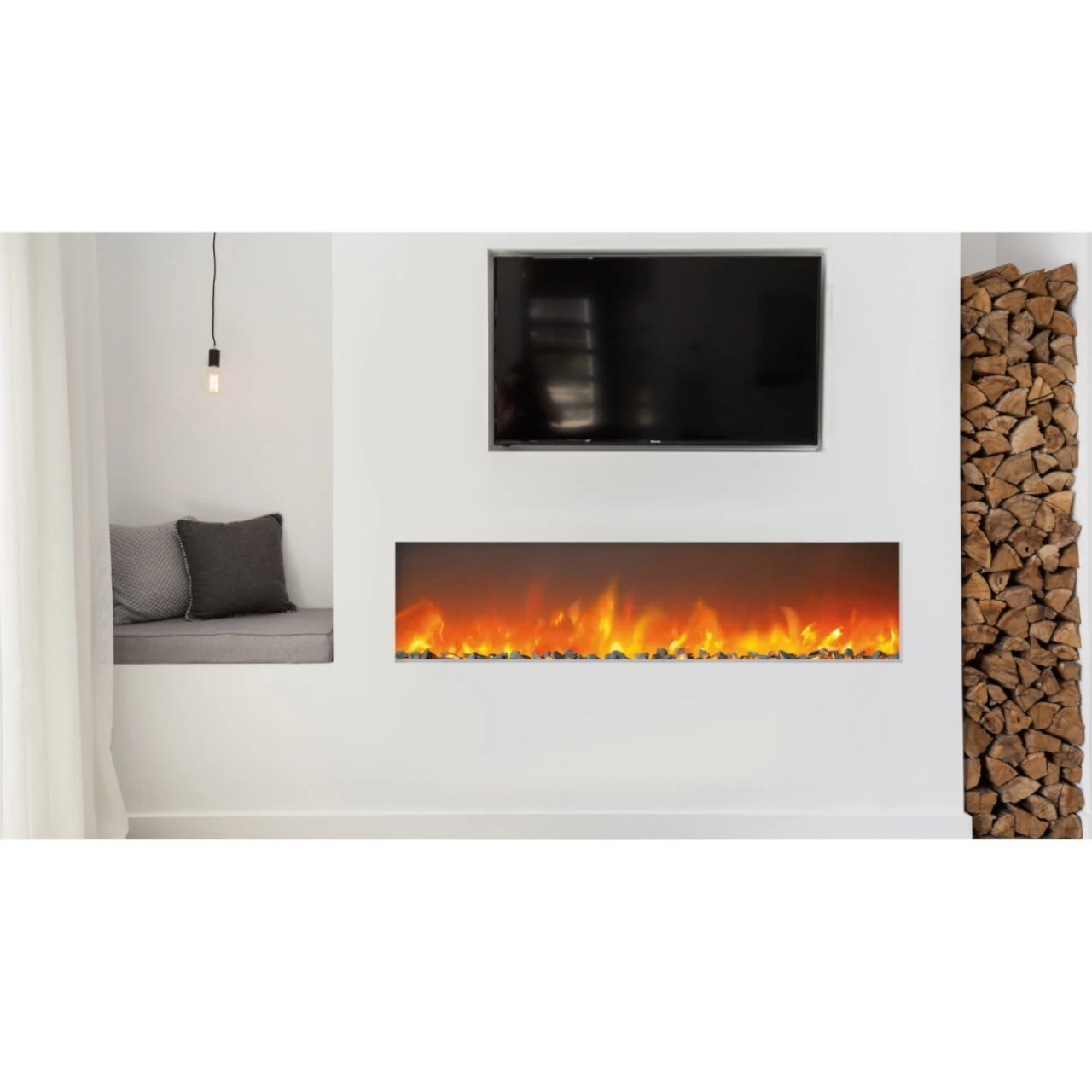 Trivero 130 SMART LED Wandkamin Einbaukamin – Bild 6