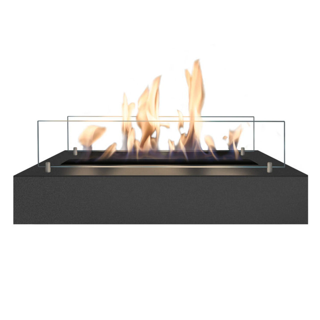 Cadiz Bioethanol Kamin Naturstein Weiß – Bild 4