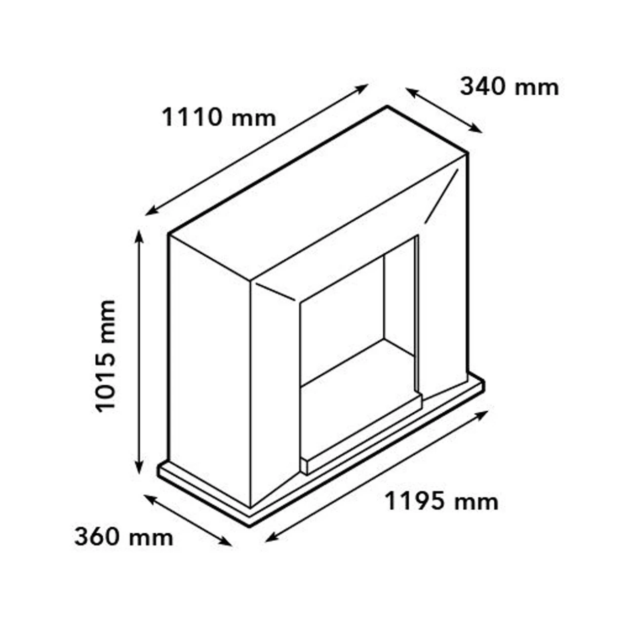 Nero Bioethanol Kamin Naturstein Weiß Mit Steindekor – Bild 3