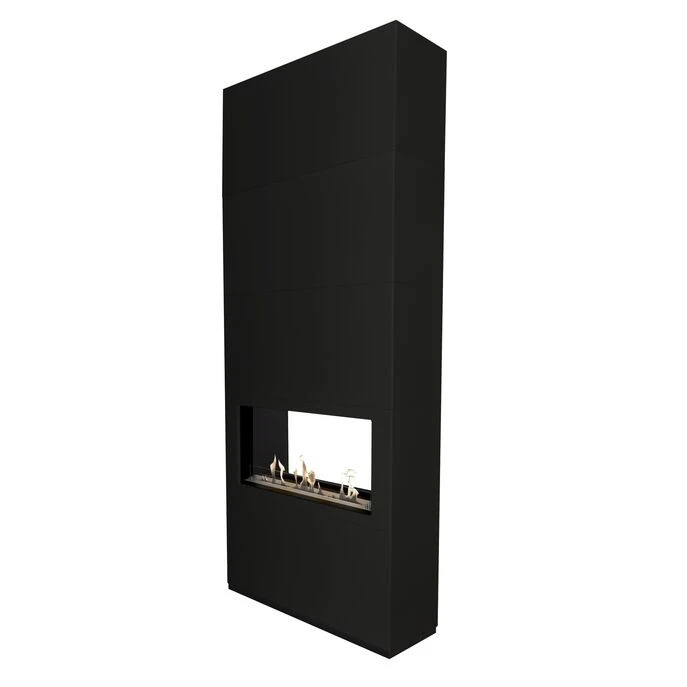 Ambiance Tunnel Bioethanol Kamin Schwarz Mit Keramik Brenner – Bild 2